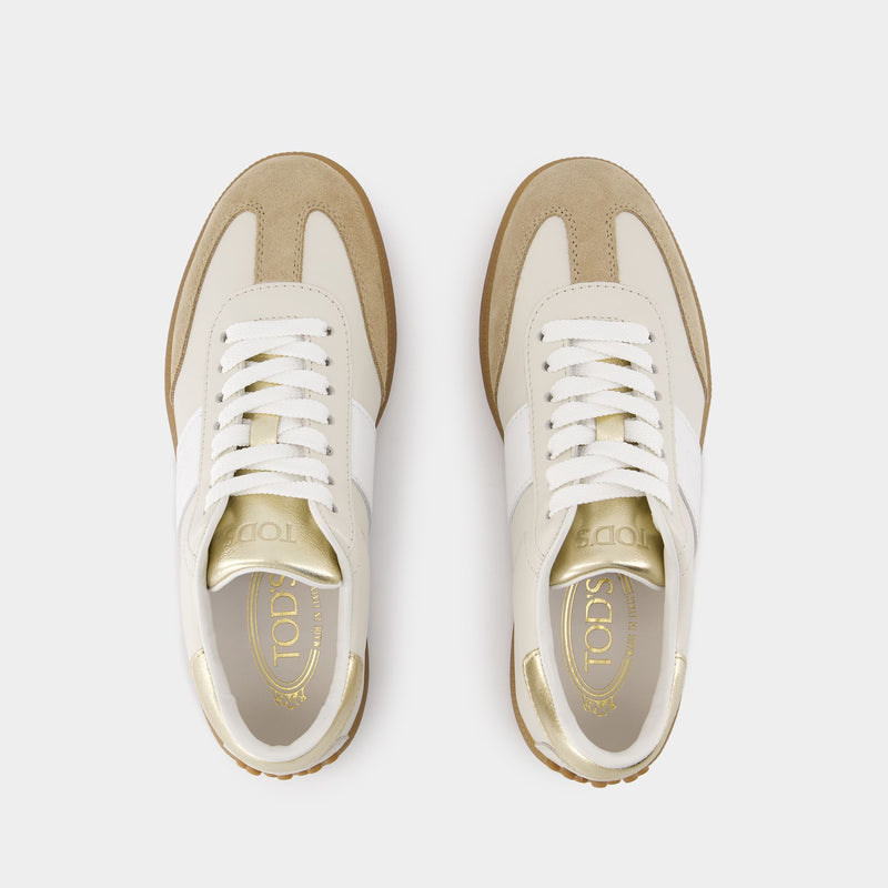 Sneakers Cassetta - Tod's - Cuir - Blanc