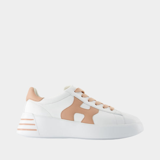 Sneakers Rebel - Hogan - Cuir - Blanc