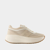 Sneakers H696 - Hogan - Cuir - Beige