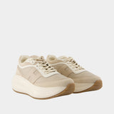 Sneakers H696 - Hogan - Cuir - Beige