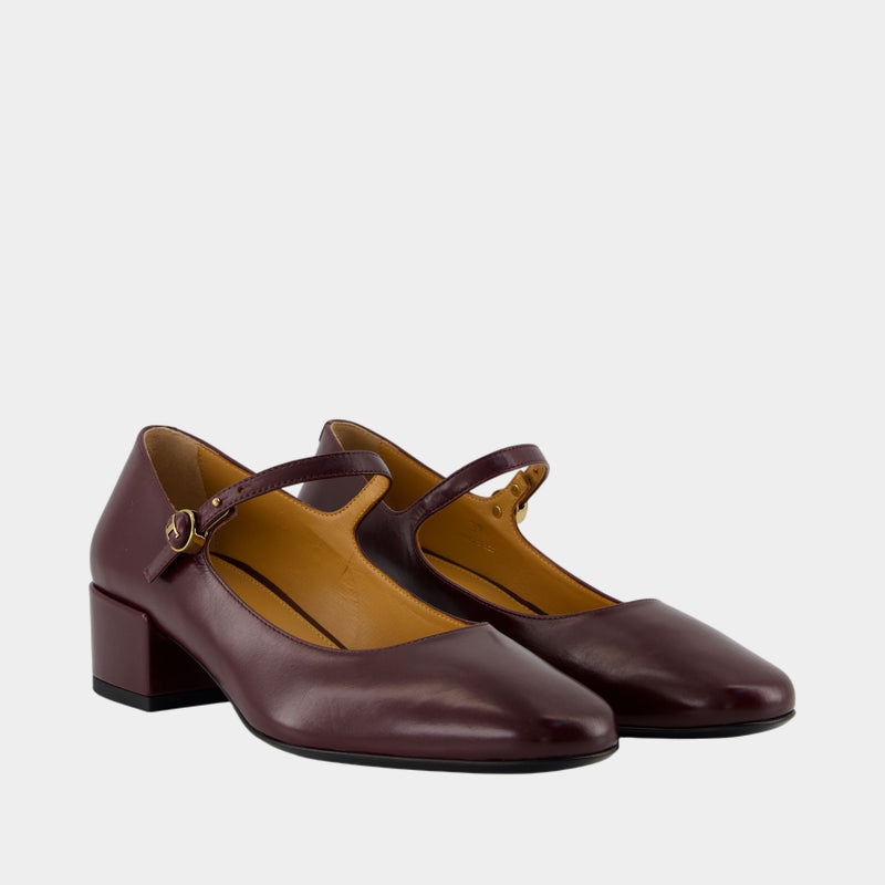 Mary Janes - Tod's - Cuir - Bordeaux