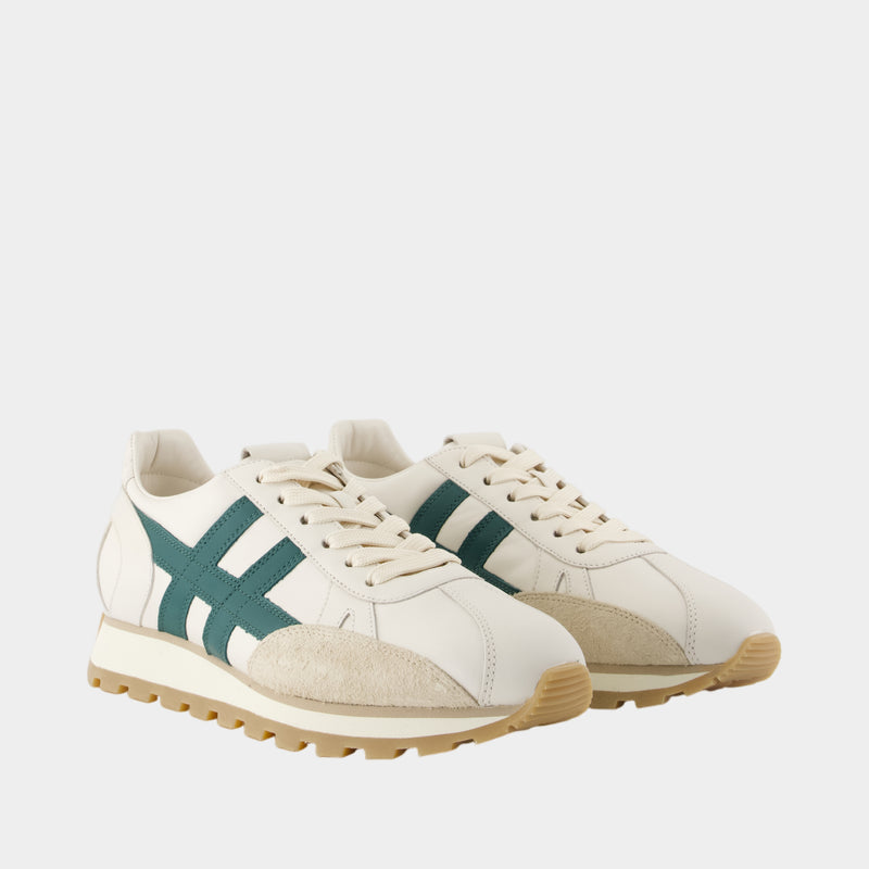 Sneakers H671 - Hogan - Cuir - Beige