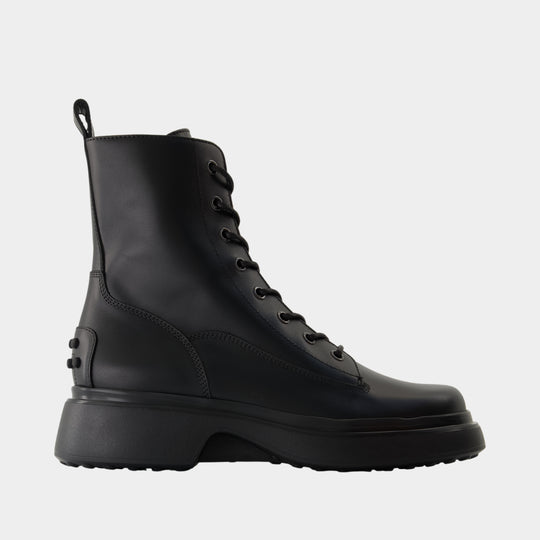 Bottines Gomma 74l - Tod's - Cuir - Noir