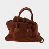 Sac la Passeggiata Mini Top Handle - The Attico - Cuir - Marron