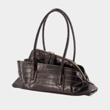 Sac la Passeggiata Small Top Handle - The Attico - Cuir - Marron