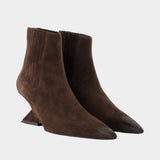 Bottines Cheope - The Attico - Cuir - Marron