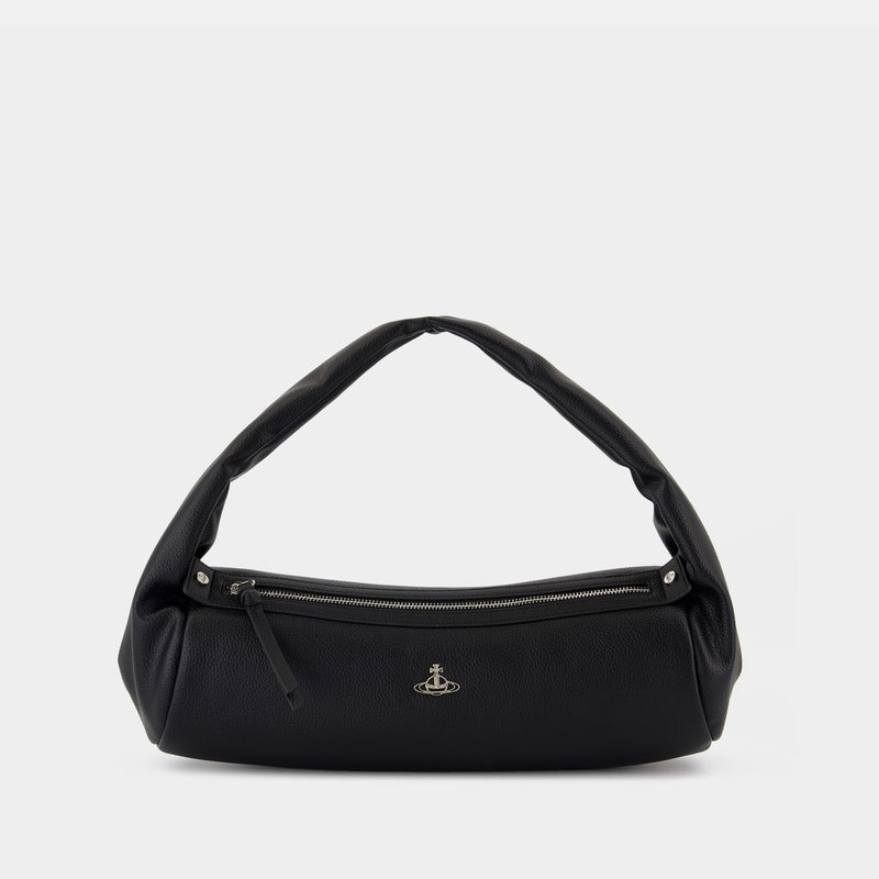 Sac Porté Épaule Pamela Cylinder - Vivienne Westwood - Cuir - Noir