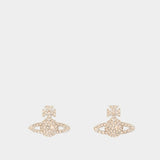 Boucles D'oreilles Grace Relief - Vivienne Westwood - Laiton - Argenté