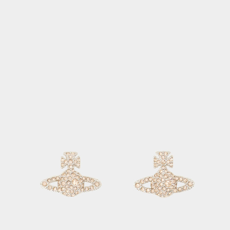 Boucles D'oreilles Grace Relief - Vivienne Westwood - Laiton - Argenté