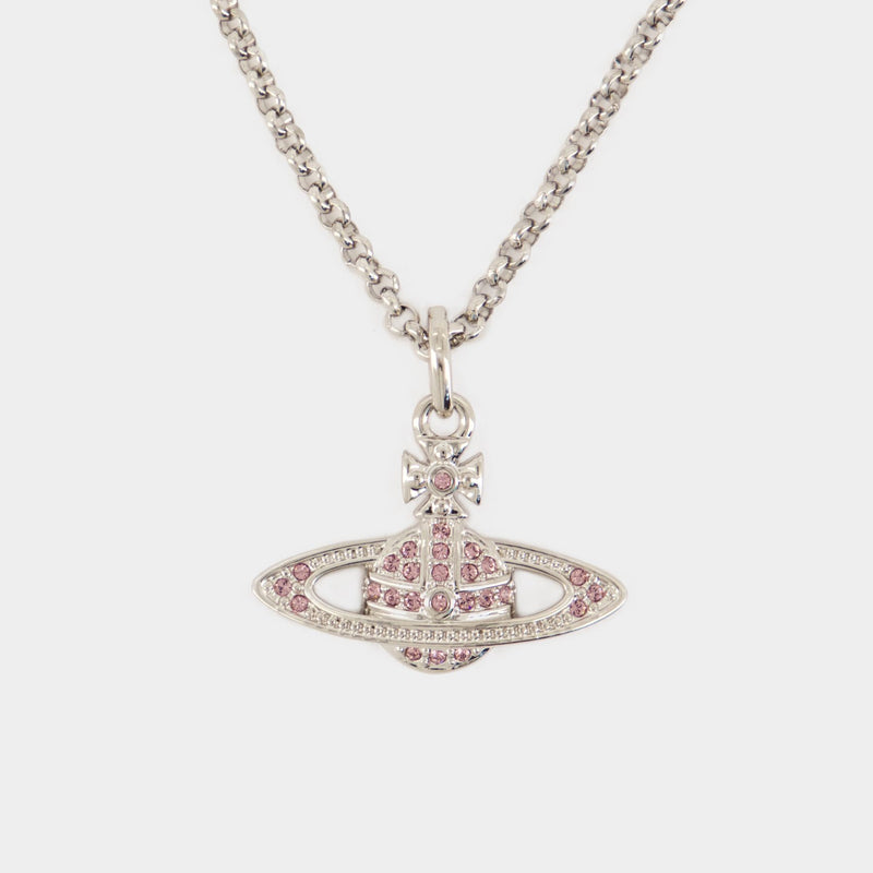 Collier Mini Bas Relief - Vivienne Westwood - Laiton - Argenté