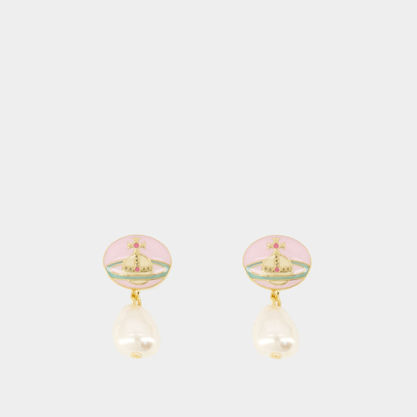 Boucles D'oreilles Loelia - Vivienne Westwood - Laiton - Doré