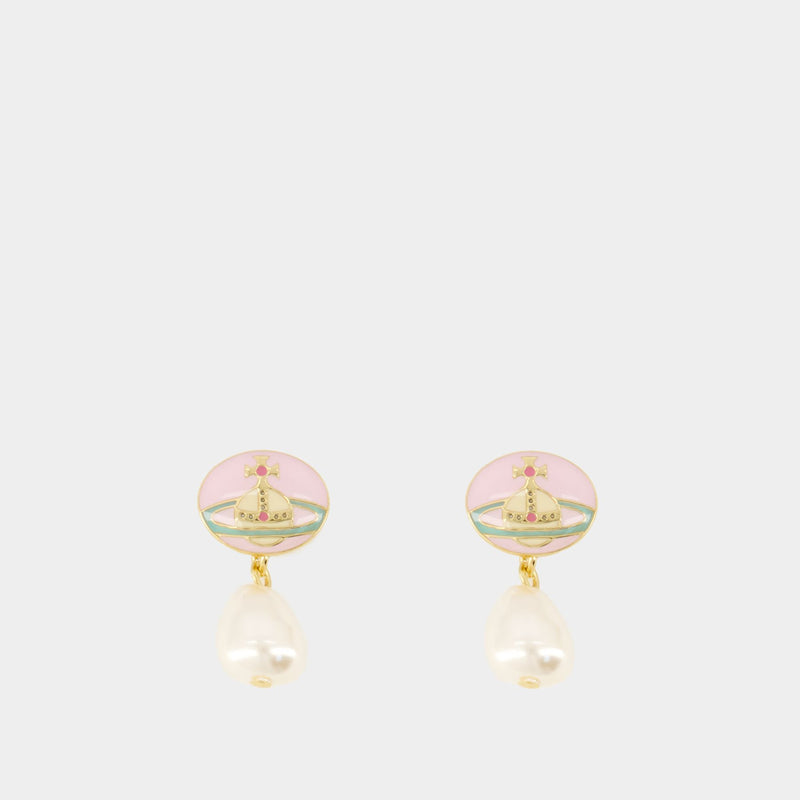 Boucles D'oreilles Loelia - Vivienne Westwood - Laiton - Doré