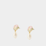 Boucles D'oreilles Loelia - Vivienne Westwood - Laiton - Doré