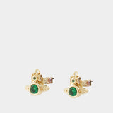 Boucles D'oreilles London Orb - Vivienne Westwood - Laiton - Doré