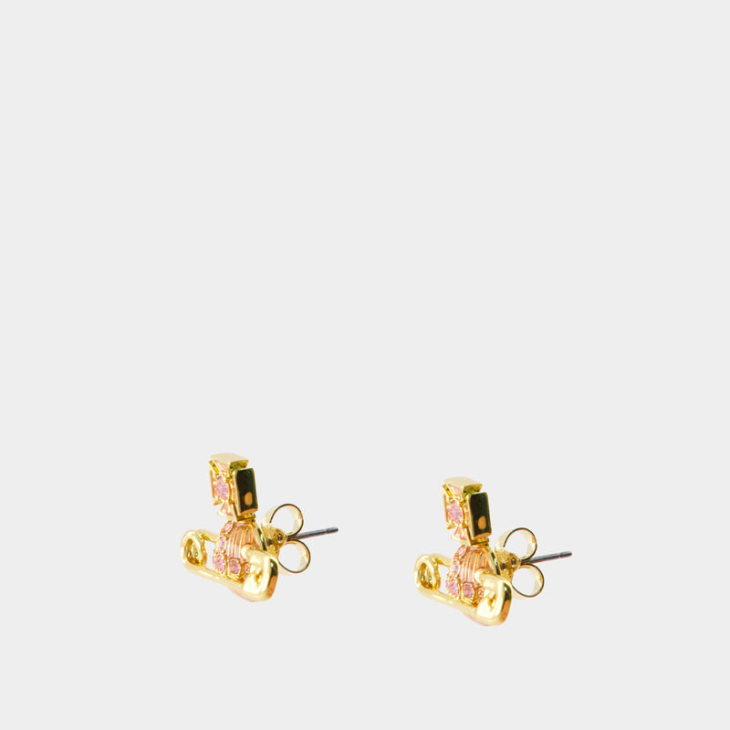 Boucles D'oreilles Kitty - Vivienne Westwood - Laiton - Doré