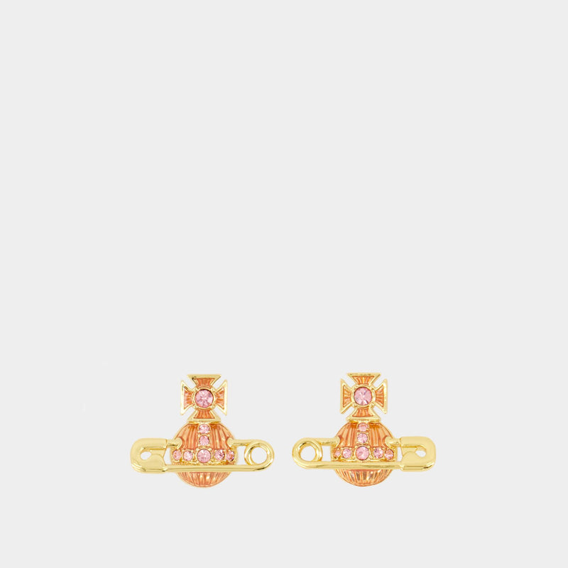 Boucles D'oreilles Kitty - Vivienne Westwood - Laiton - Doré