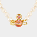 Collier Kitty Pearl - Vivienne Westwood - Laiton - Doré