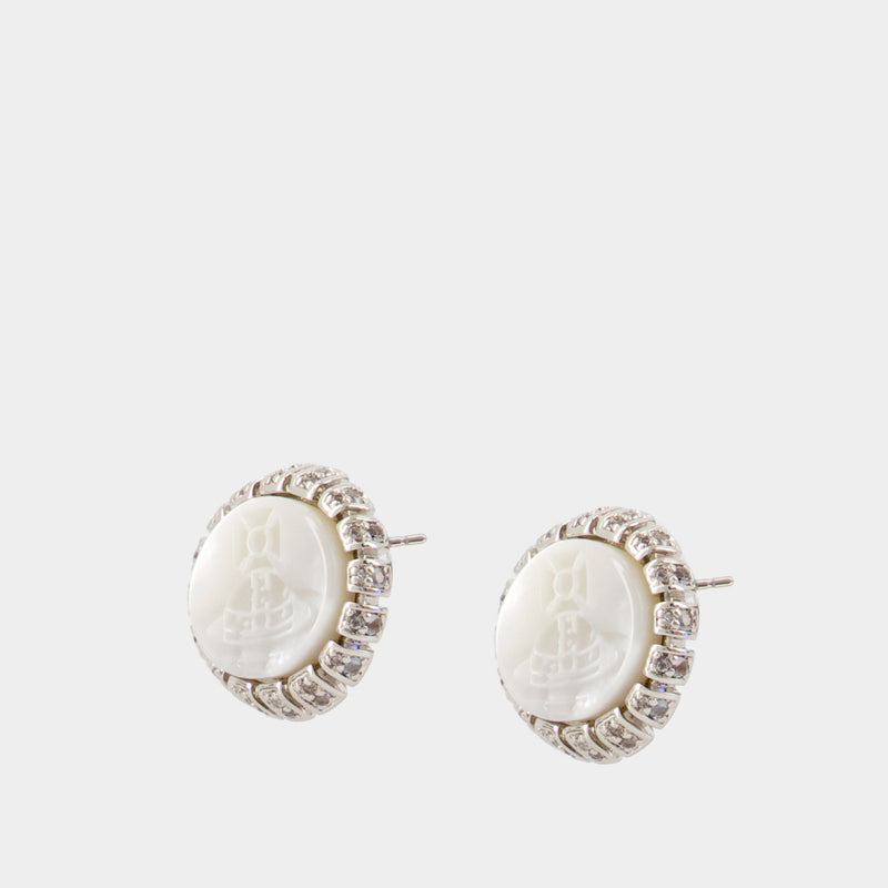 Boucles D'oreilles Josefa - Vivienne Westwood - Laiton - Argenté