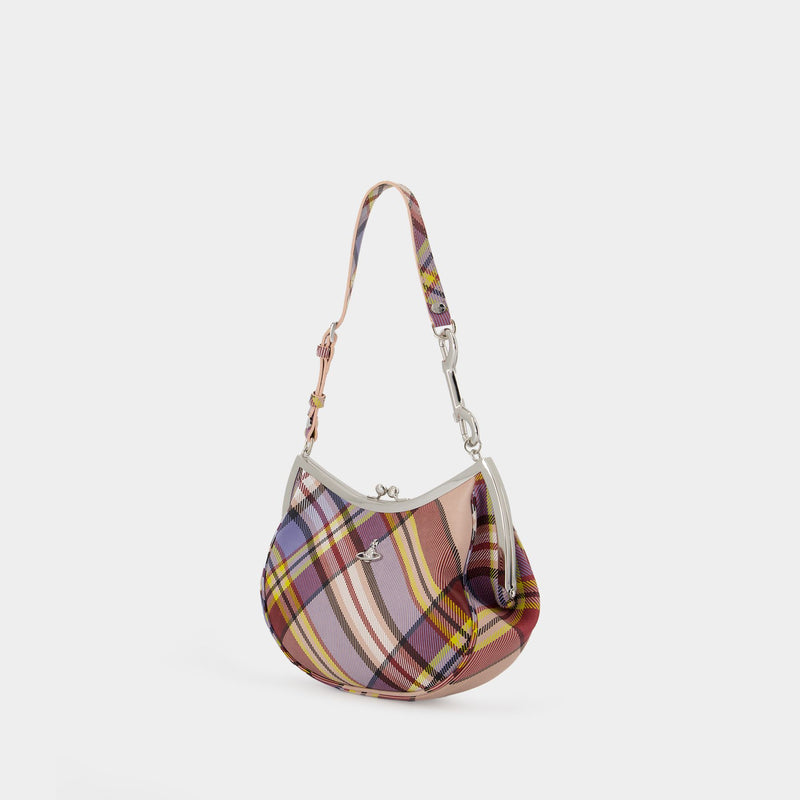 Sac Porté Épaule Charm Frame - Vivienne Westwood - Cuir - Multi