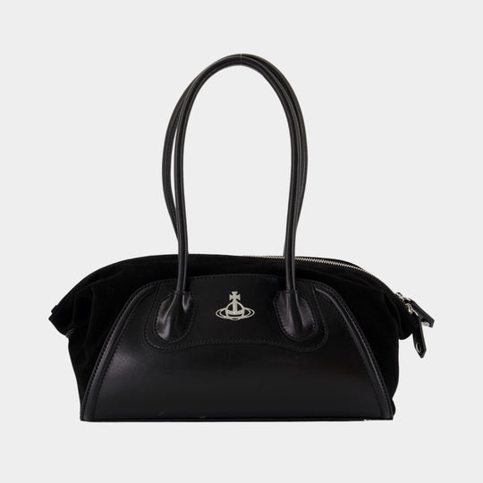 Sac Porté Épaule Shirley Small - Vivienne Westwood - Cuir - Noir