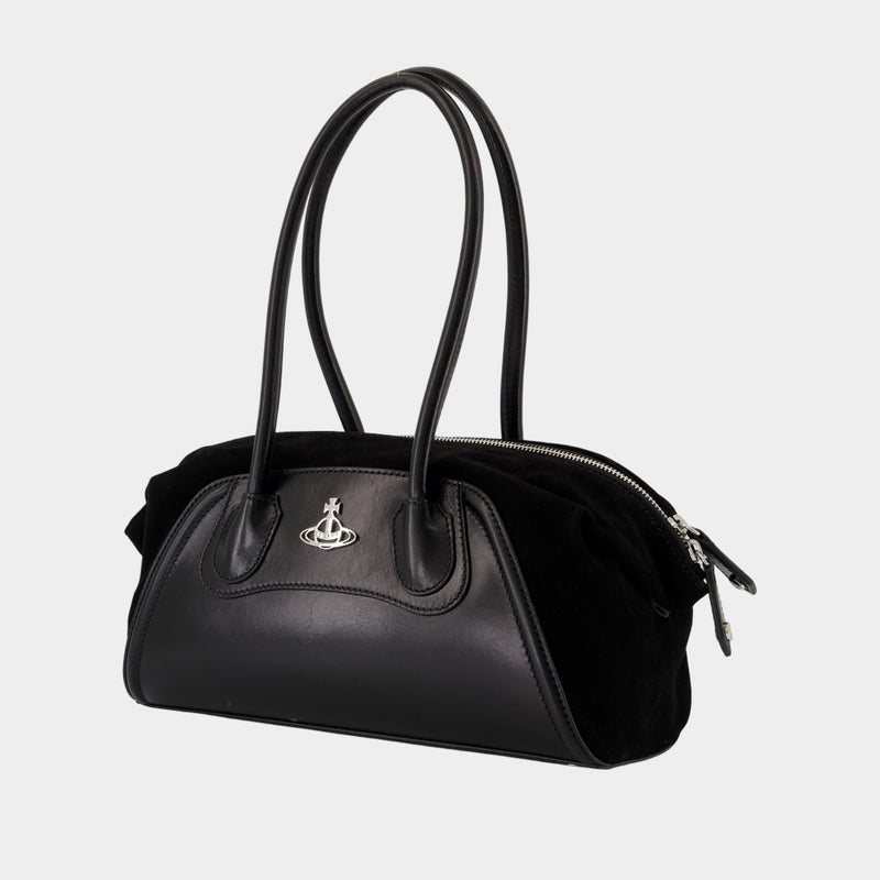 Sac Porté Épaule Shirley Small - Vivienne Westwood - Cuir - Noir