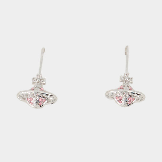 Boucles D'oreilles Small Orb - Vivienne Westwood - Métal - Argenté