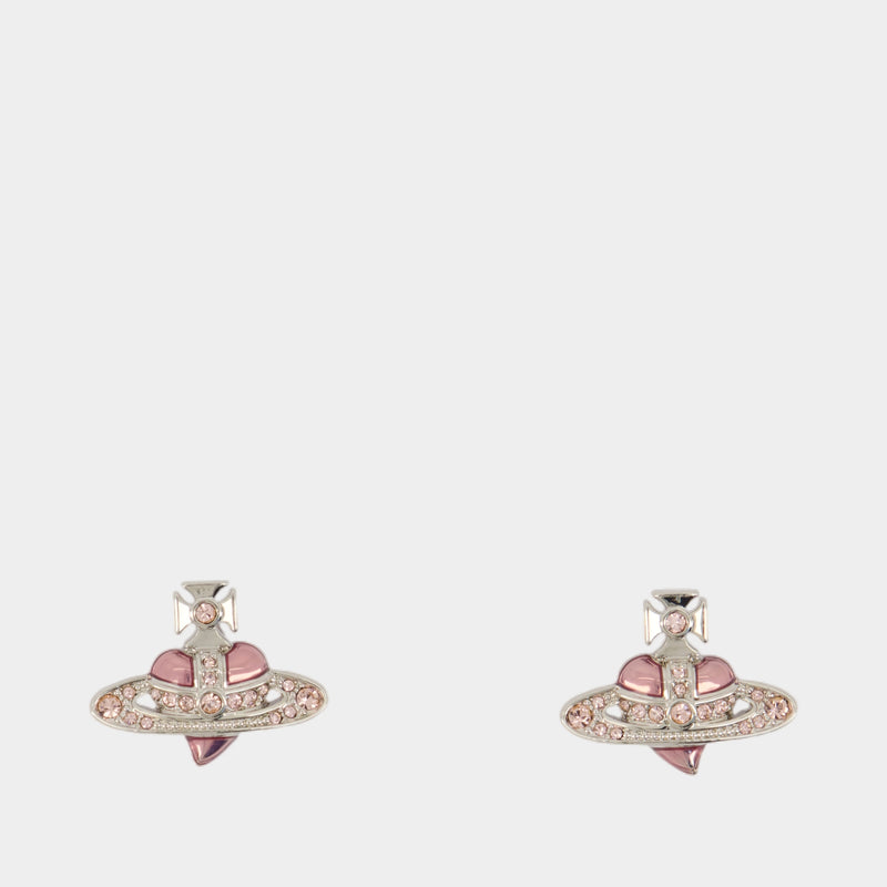 Boucles D'oreilles New Heart - Vivienne Westwood - Métal - Argenté