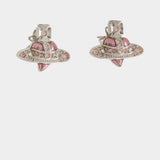 Boucles D'oreilles New Heart - Vivienne Westwood - Métal - Argenté