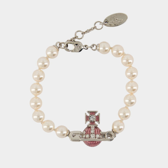 Bracelet Kitty Pearl - Vivienne Westwood - Métal - Argenté