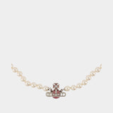 Collier Kitty Pearl - Vivienne Westwood - Métal - Argenté