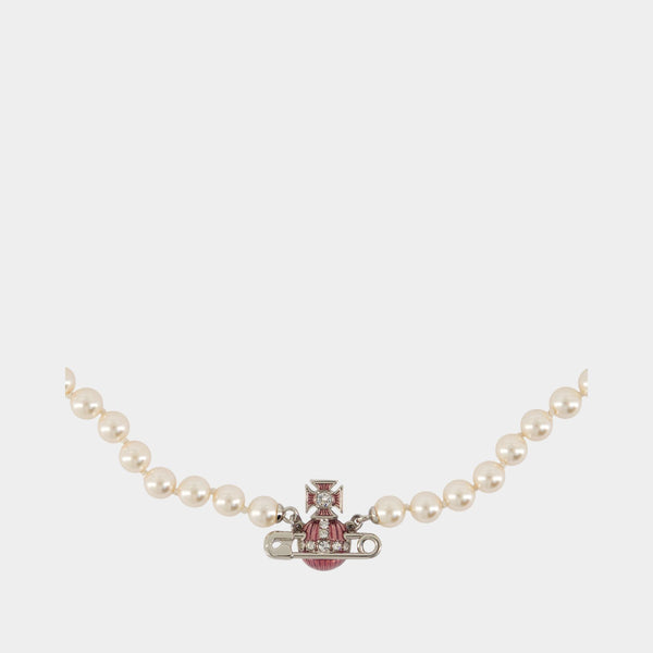Collier Kitty Pearl - Vivienne Westwood - Métal - Argenté
