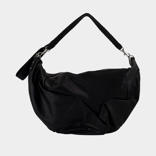 Sac Porté Épaule Agnes Large - Vivienne Westwood - Cuir - Noir