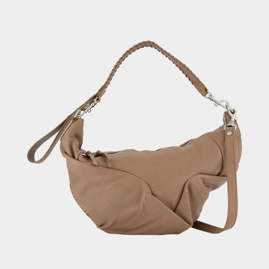 Sac Porté Épaule Agnes Medium - Vivienne Westwood - Cuir - Gris