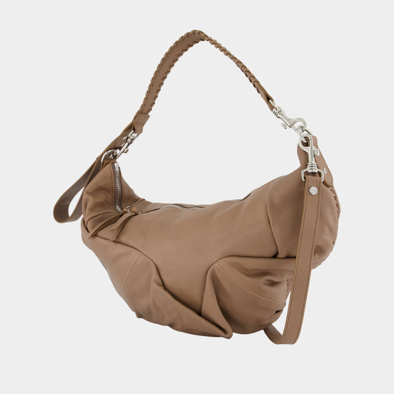 Sac Porté Épaule Agnes Medium - Vivienne Westwood - Cuir - Gris