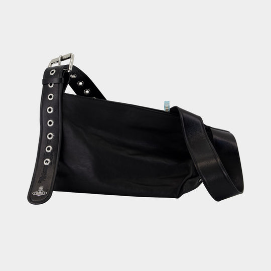 Sac À Bandoulière Maxime Small - Vivienne Westwood - Cuir - Noir