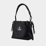 Sac À Bandoulière Hilary Small - Vivienne Westwood - Cuir - Noir