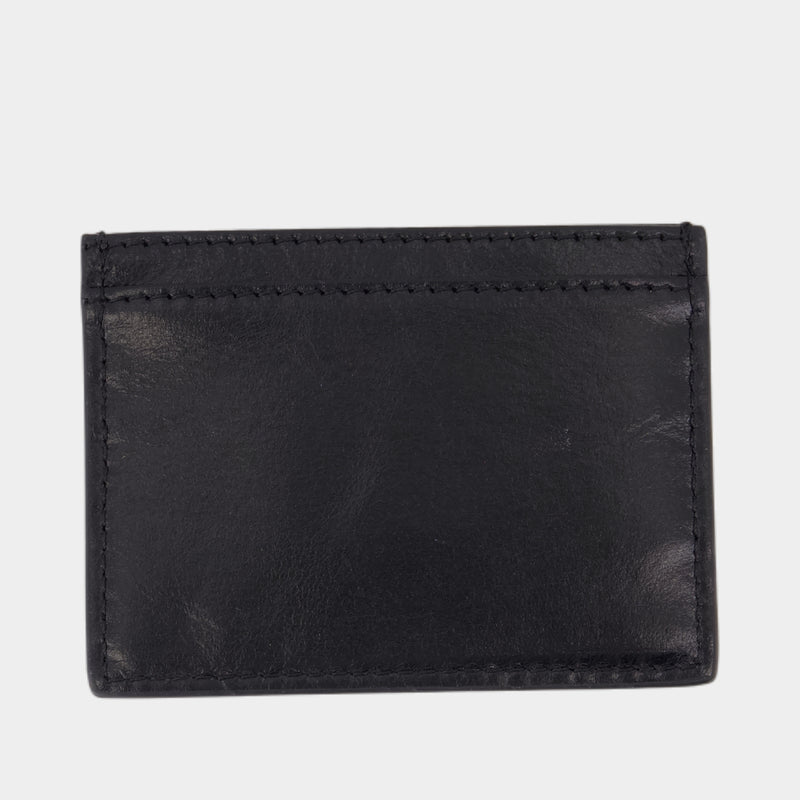 Porte Carte Flat - Vivienne Westwood - Cuir - Noir