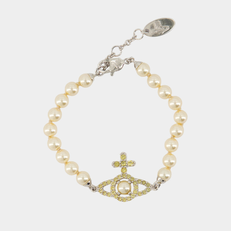 Bracelet Olympia Pearl - Vivienne Westwood - Métal - Argenté