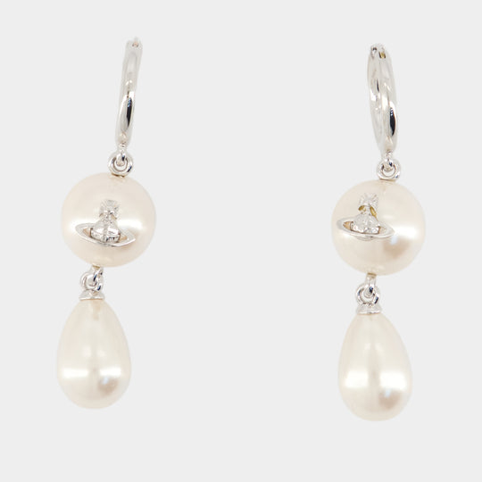 Boucles D'oreilles Martha - Vivienne Westwood - Métal - Argenté