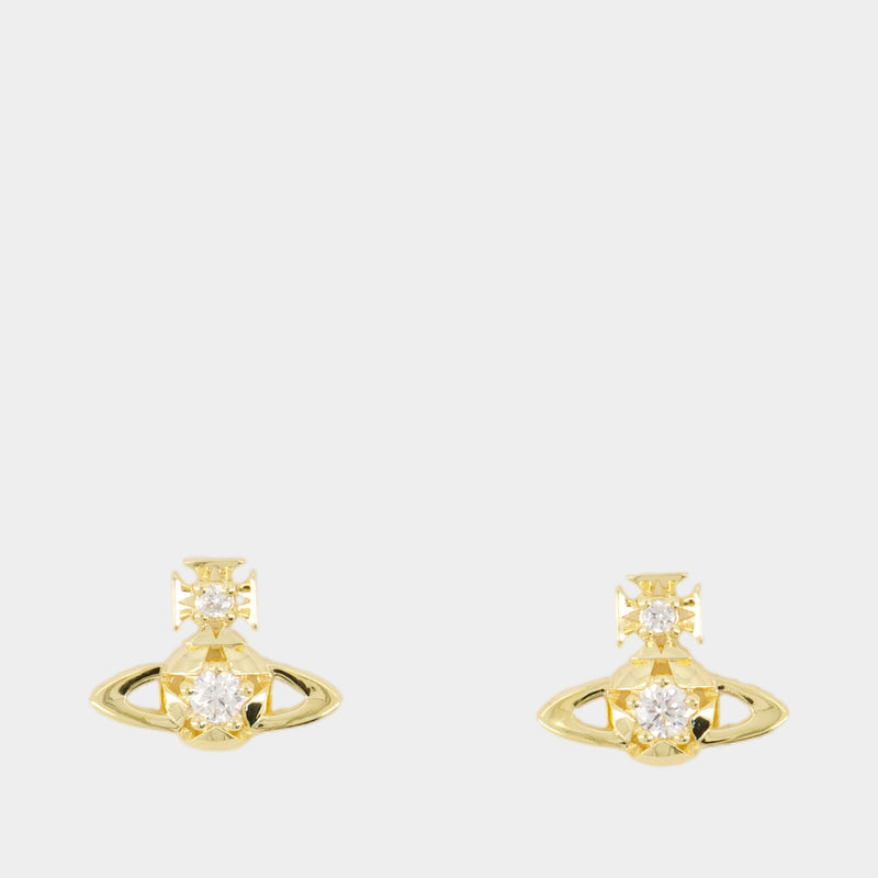 Boucles D'oreilles Lee Orb - Vivienne Westwood - Métal - Doré