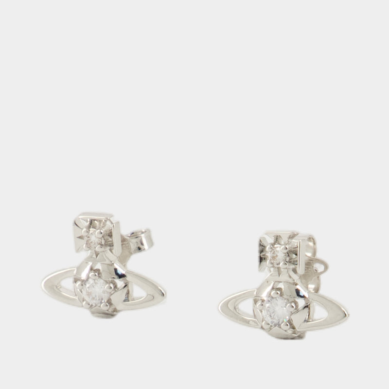 Boucles D'oreilles Lee Orb - Vivienne Westwood - Métal - Argenté