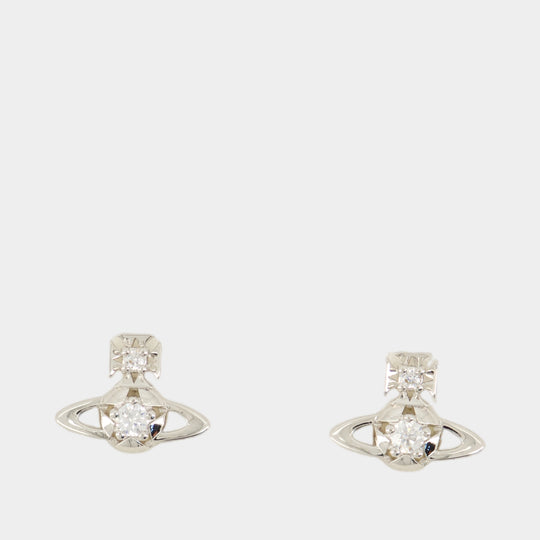 Boucles D'oreilles Lee Orb - Vivienne Westwood - Métal - Argenté