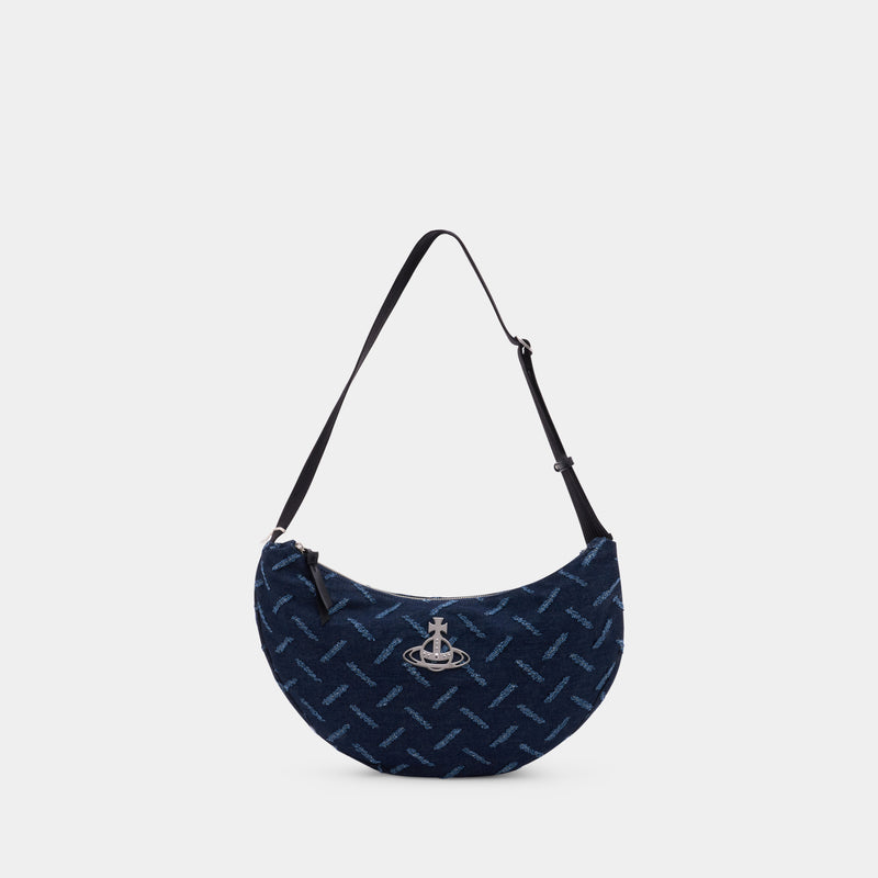 Sac À Bandoulière Clara - Vivienne Westwood - Coton - Bleu