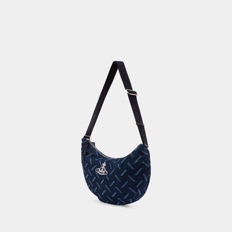 Sac À Bandoulière Clara - Vivienne Westwood - Coton - Bleu