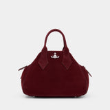 Sac À Main Yasmine Medium - Vivienne Westwood - Cuir - Bordeaux
