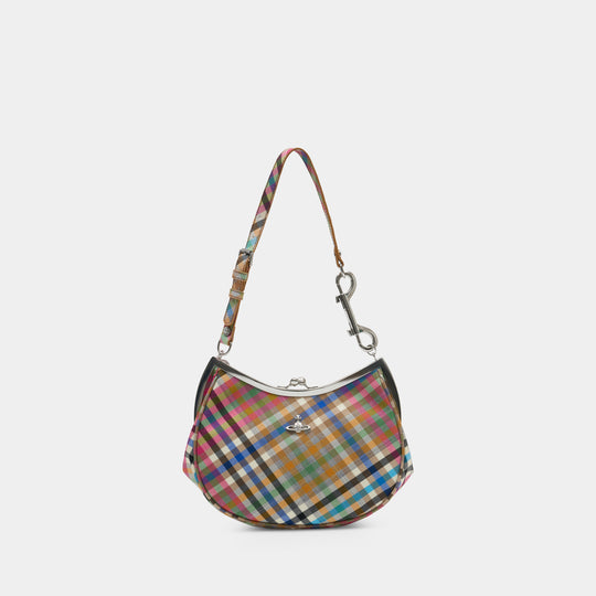 Sac Porté Épaule Charm Frame - Vivienne Westwood - Laine - Multi