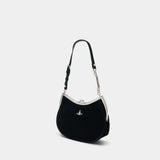 Sac Porté Épaule Charm Frame - Vivienne Westwood - Cuir - Noir