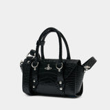 Sac À Bandoulière Bettina Mini - Vivienne Westwood - Cuir - Noir