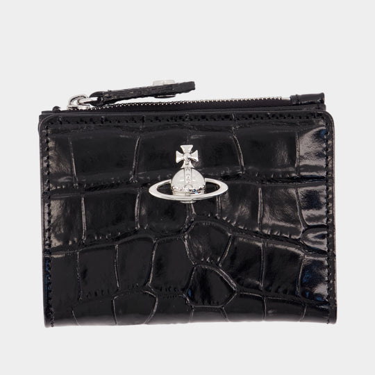 Porte-Carte Slim - Vivienne Westwood - Cuir - Noir