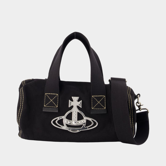 Sac À Bandoulière Paul Cylinder - Vivienne Westwood - Toile - Noir